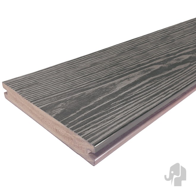 Elephant Driftwood Composiet Vlonderplank Massief Grey 24x190mm